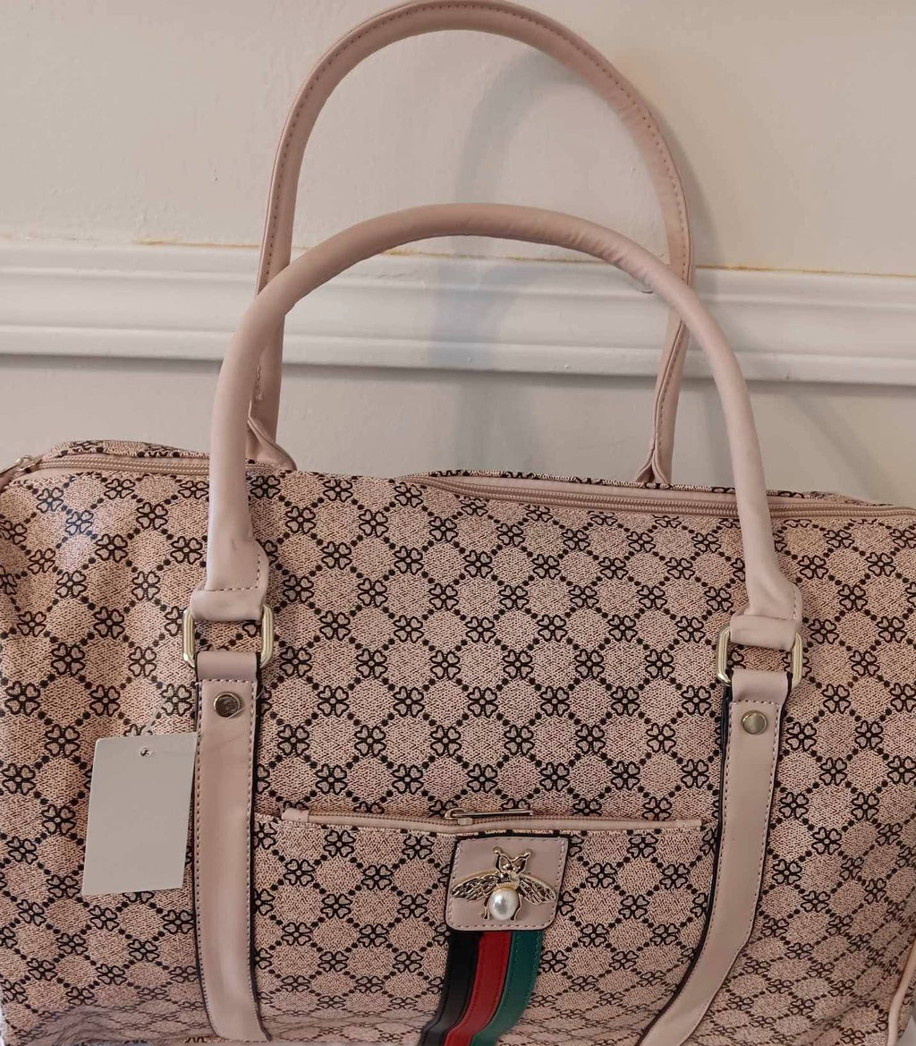 Duffle Bags (Black, Cream, Pink)