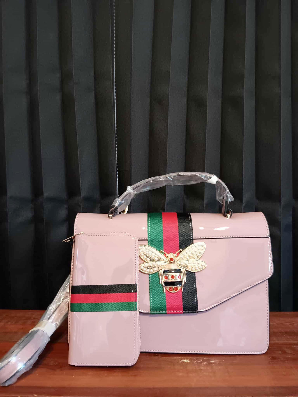 Satchel(handbag) 2pc. with wallet